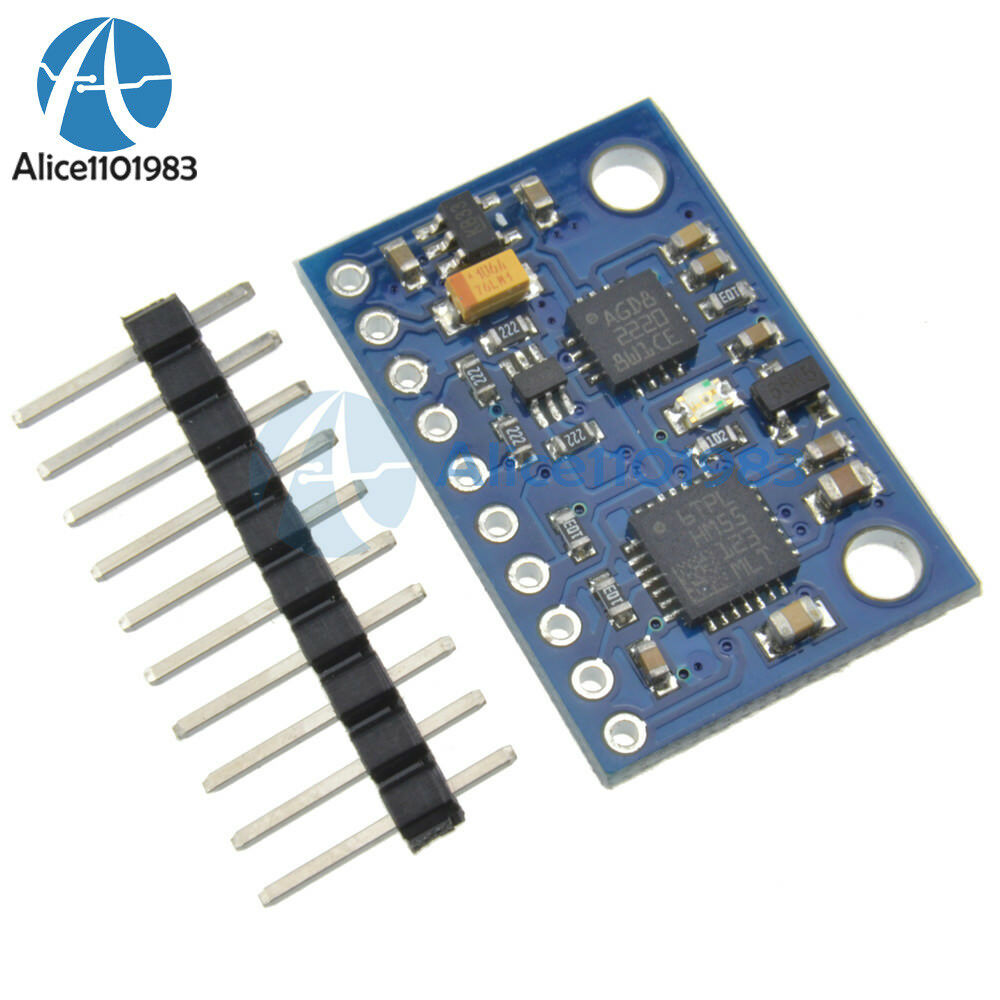 9 Axis Electronic compass Gyroscope Acceleration Module LSM303DLH  L3G4200D
