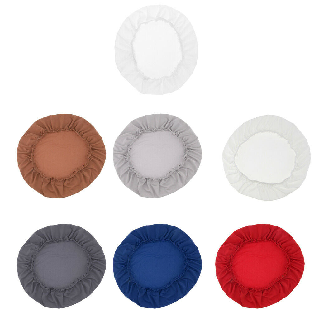 6Pcs White Anti-Dust Chair Seat Cover Wedding Dining Room Chair Protectors Give