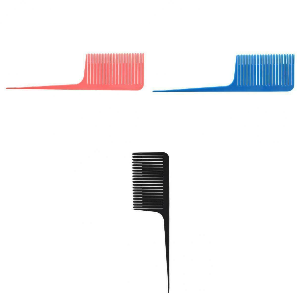 3Pcs Weaving Highlighting Foiling Hair Comb Salon Hair Coloring Dyeing Combs