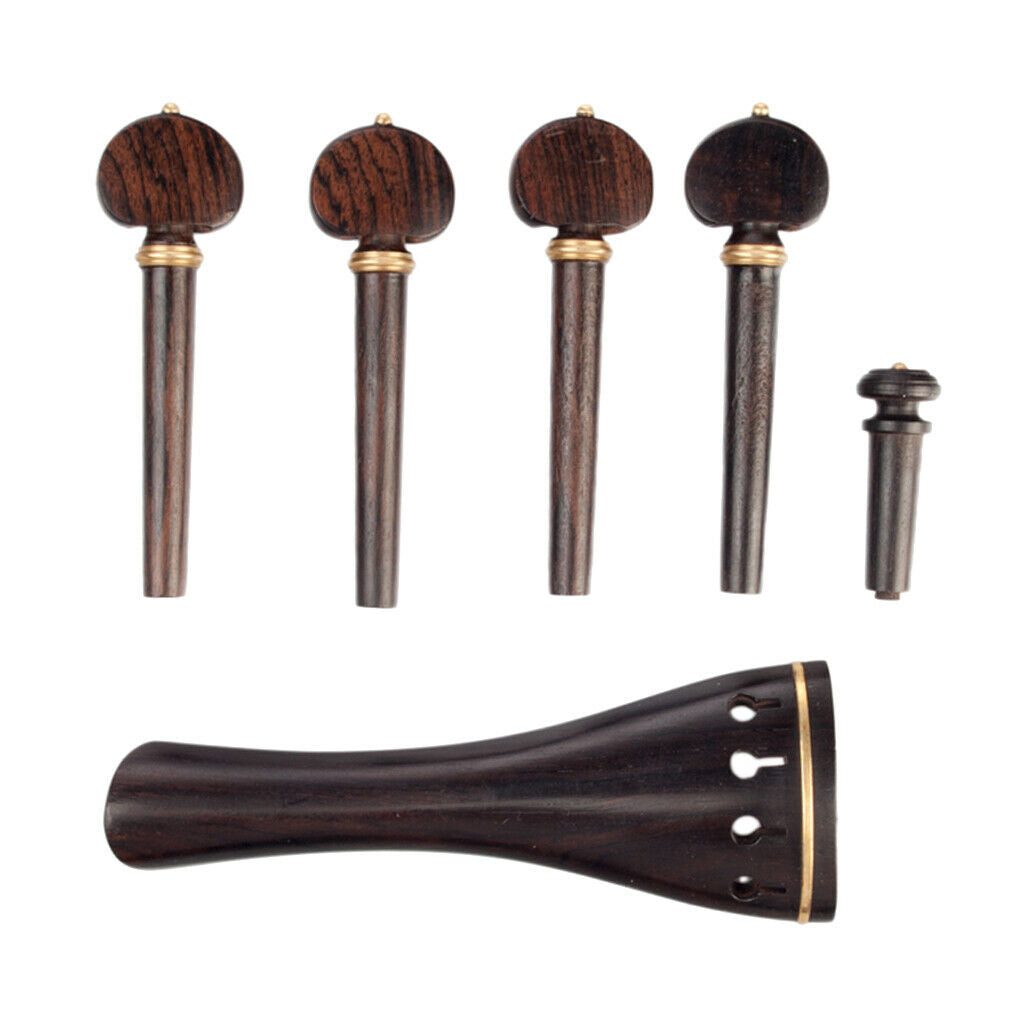 Wooden 4/4 Violin Piece Set with Tuning Tip