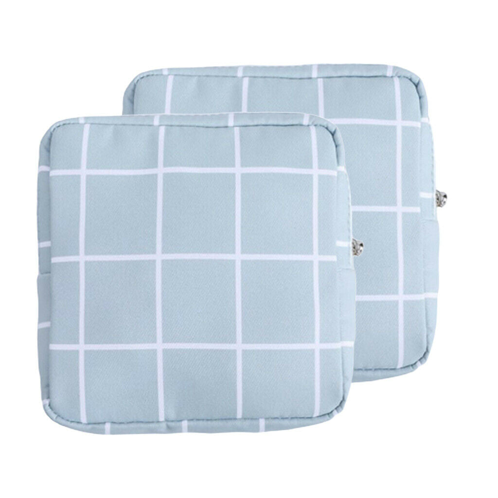 2Pcs Lovely Sanitary Bag Pad Earphones Coin Storage Organizer Girls Lady