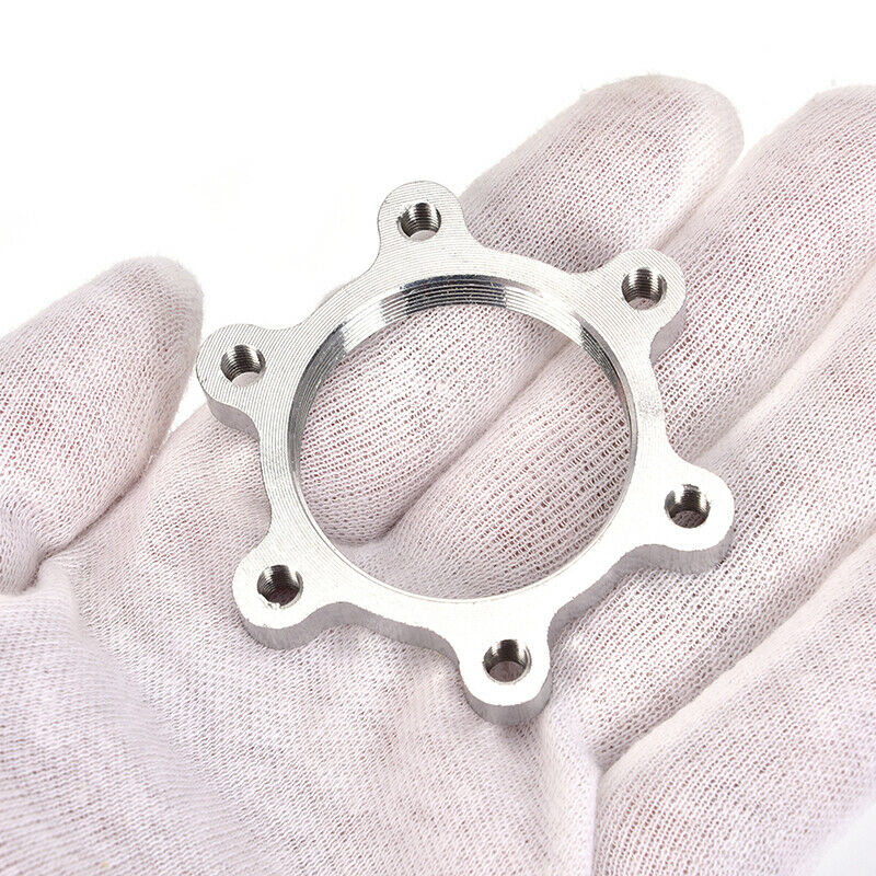 2*Bike Bicycle Freewheel Threaded Hubs Disk Disc Brake Rotor 6Bolt Flange.l8