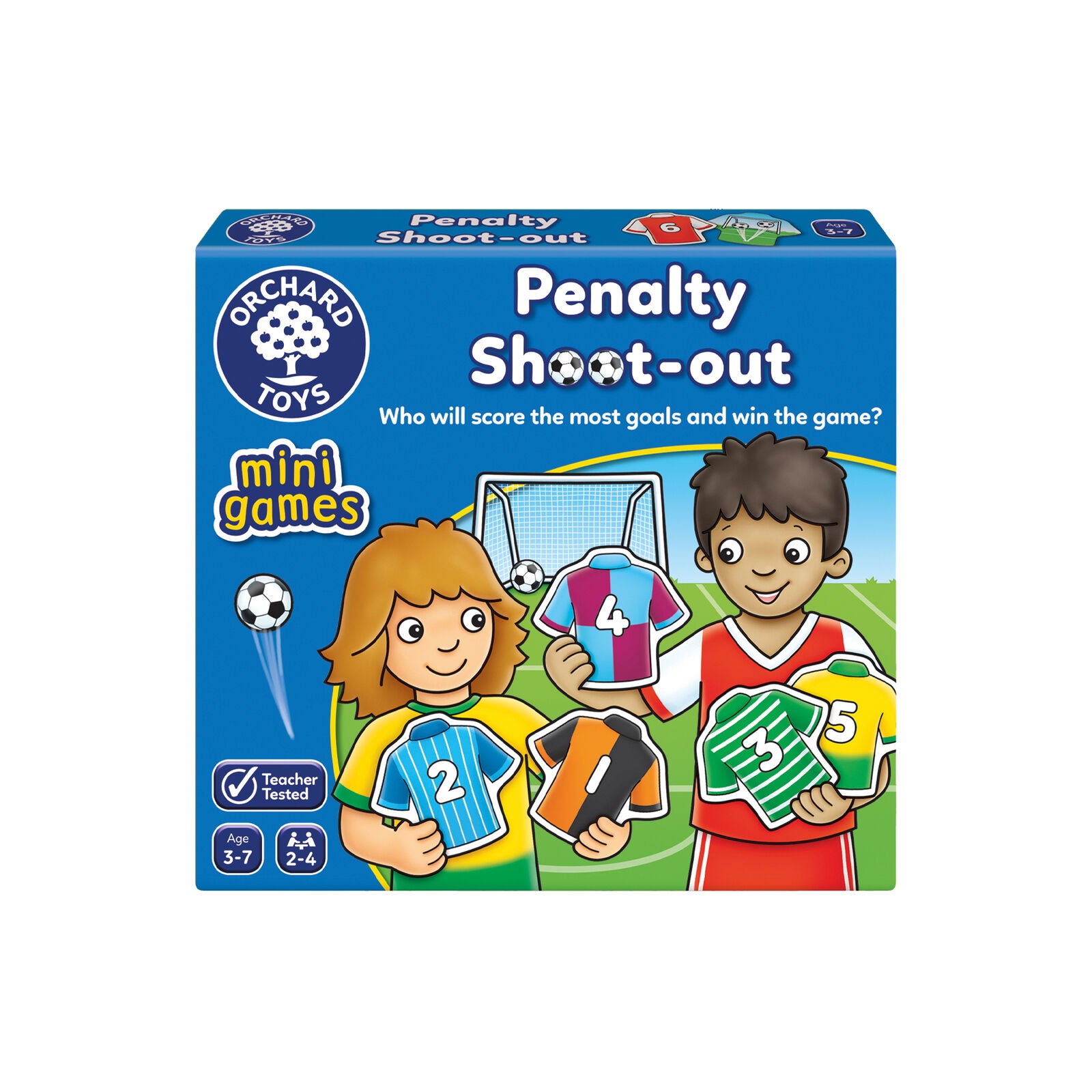 Orchard Toys 365 Penalty Shoot-Out Mini Game Number & Counting Game Children 3+