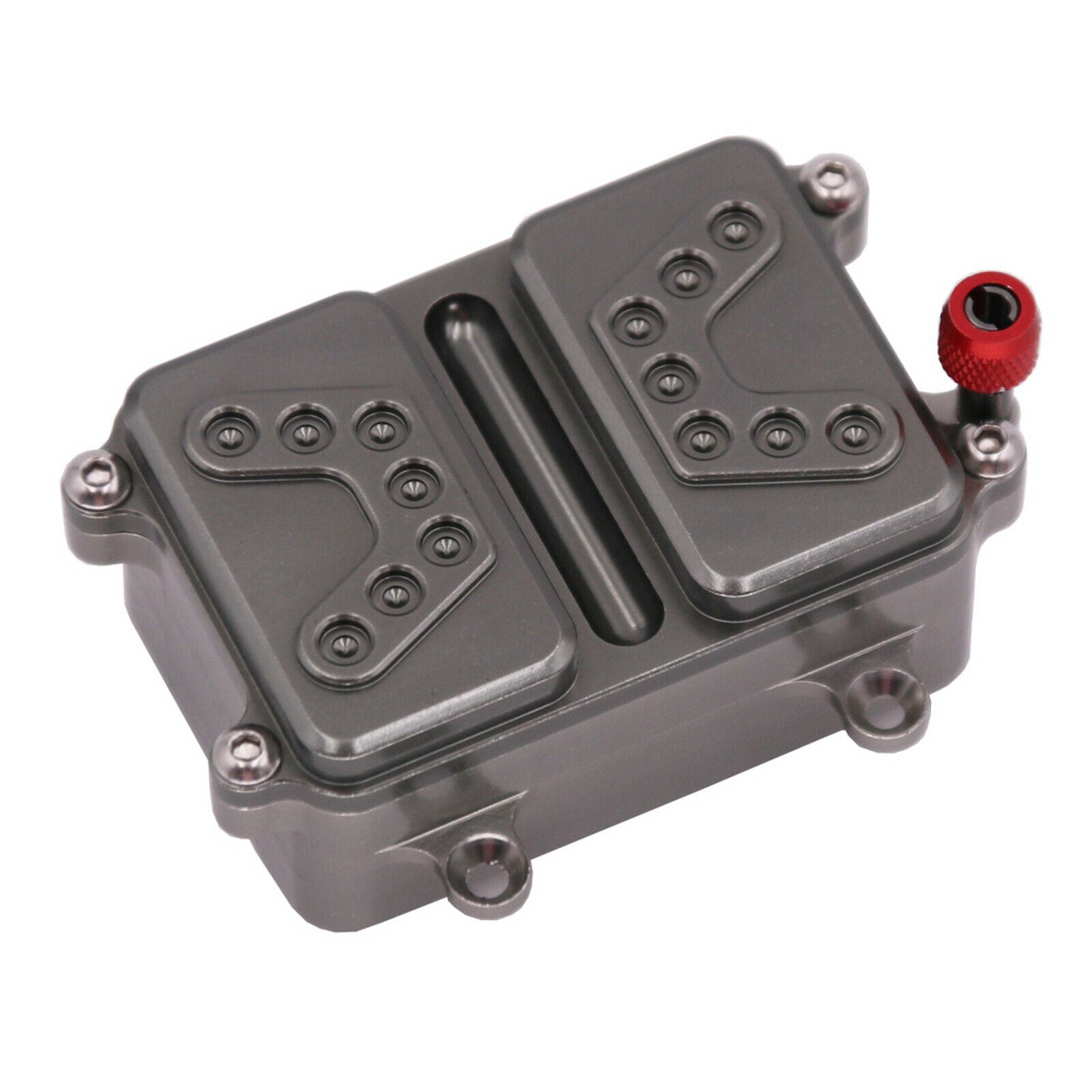 Metal ESC Receiver Box for Wrangler 90047 1/10 RC Buggy Replacement Upgrade