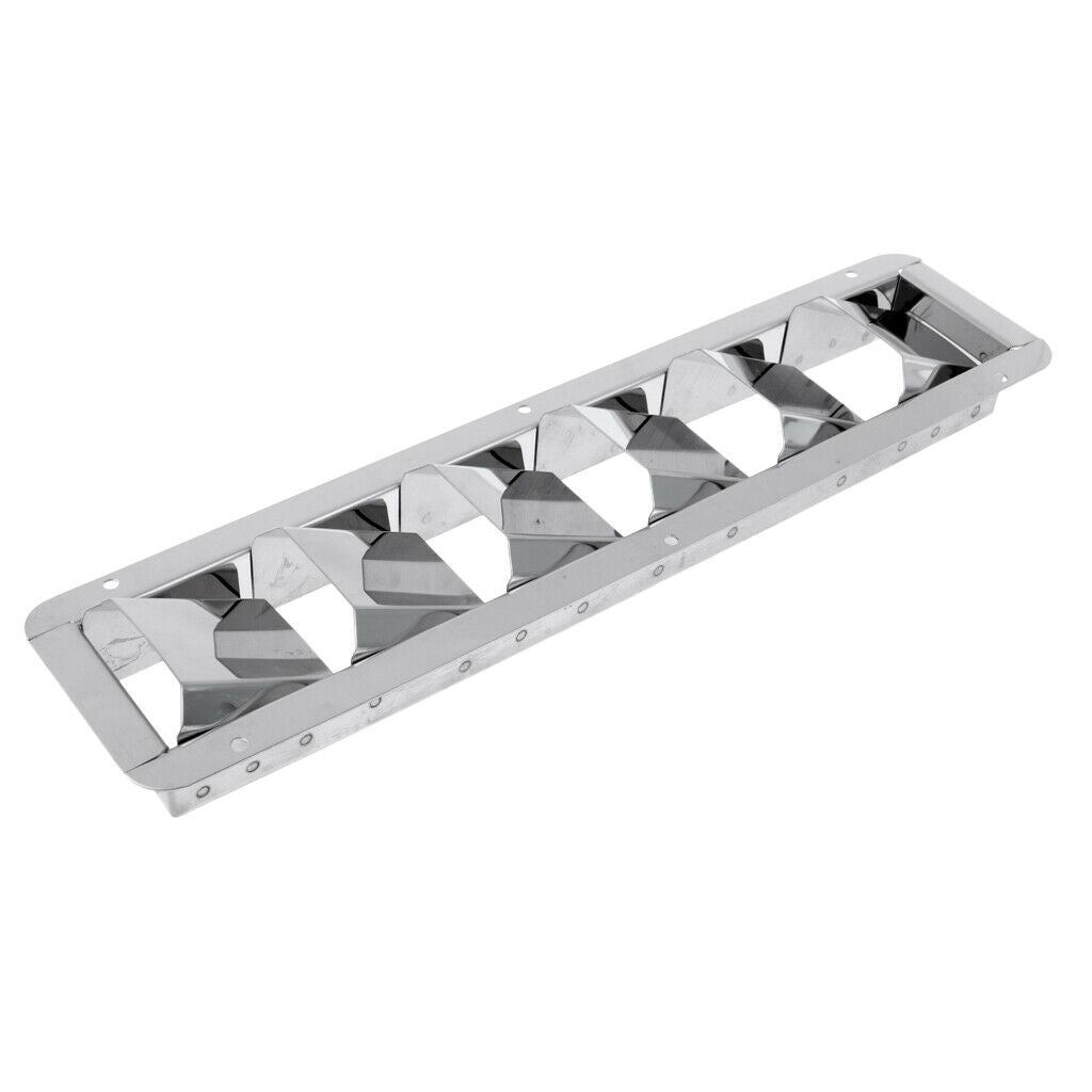 Heavy Duty Stainless Steel Marine Boat Louver Air Vent 6 Slots Ventilation
