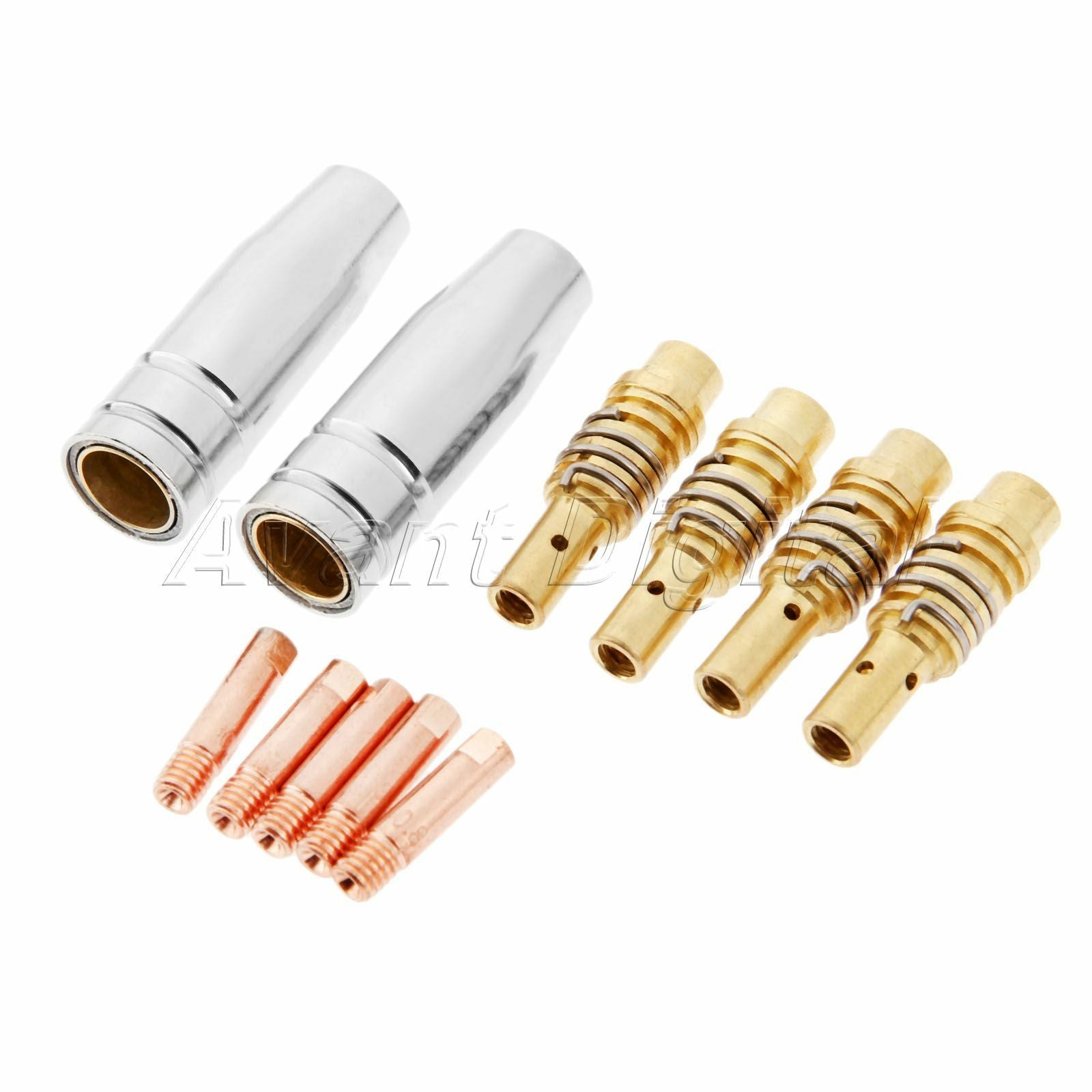 11pk 15AK 0.8mm Contact Tip Binzel BW Style Kit Nozzle Tip Holder Mig Gun New