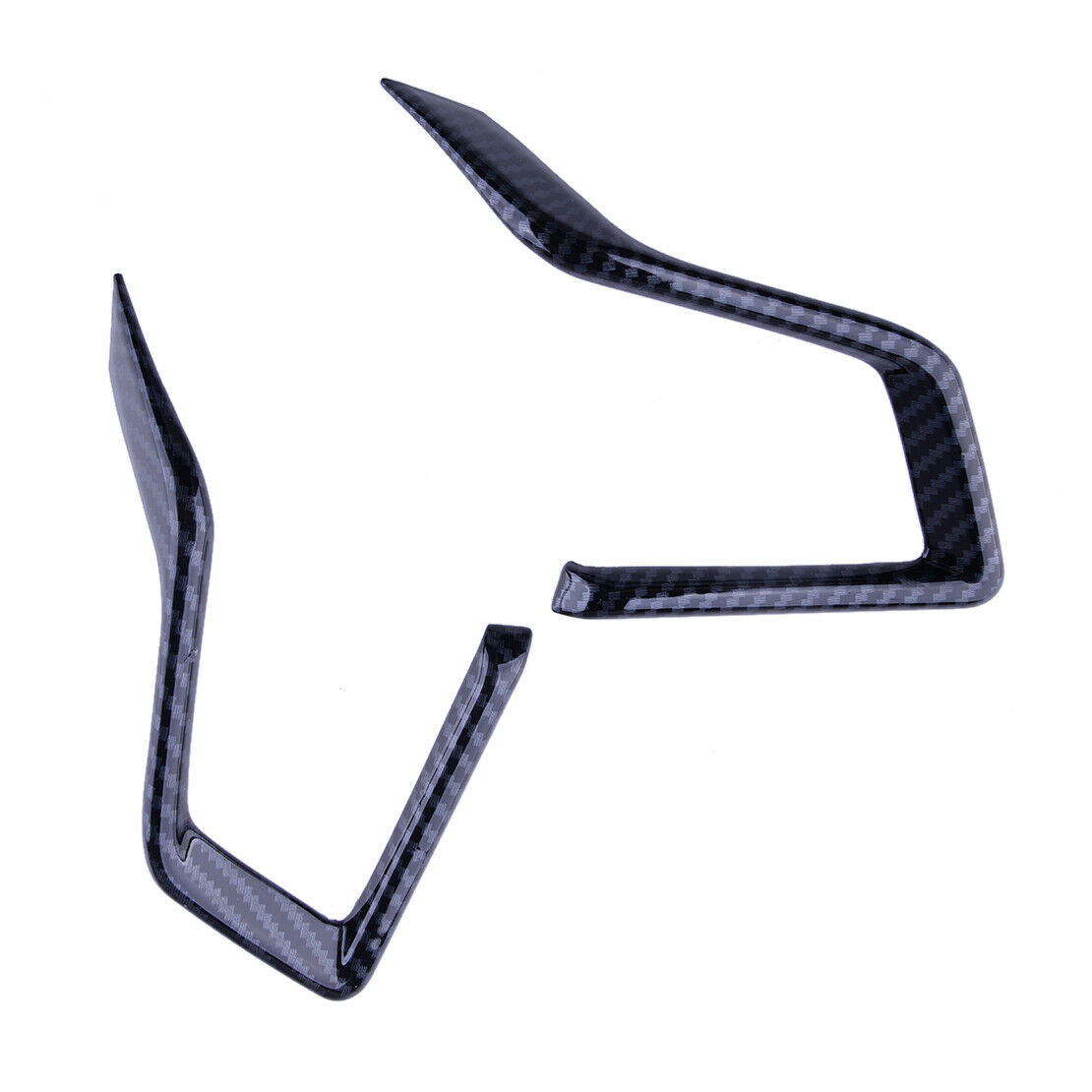 Car Carbon Fiber Style Steering Wheel Switch Trim Fit For Subaru Crosstrek 18-19