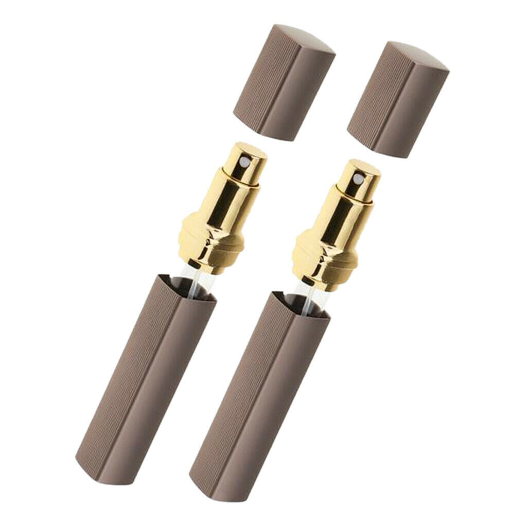 2Pieces 12ml Travel Perfume Aftershave Atomizer Refillable Spray Bottles