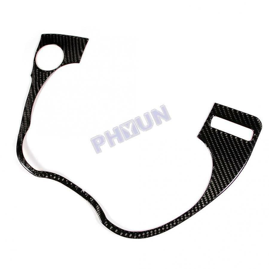 For Infiniti Q50 Q60 2014-19 Carbon Fiber Dashboard Frame Cover Trim Interior