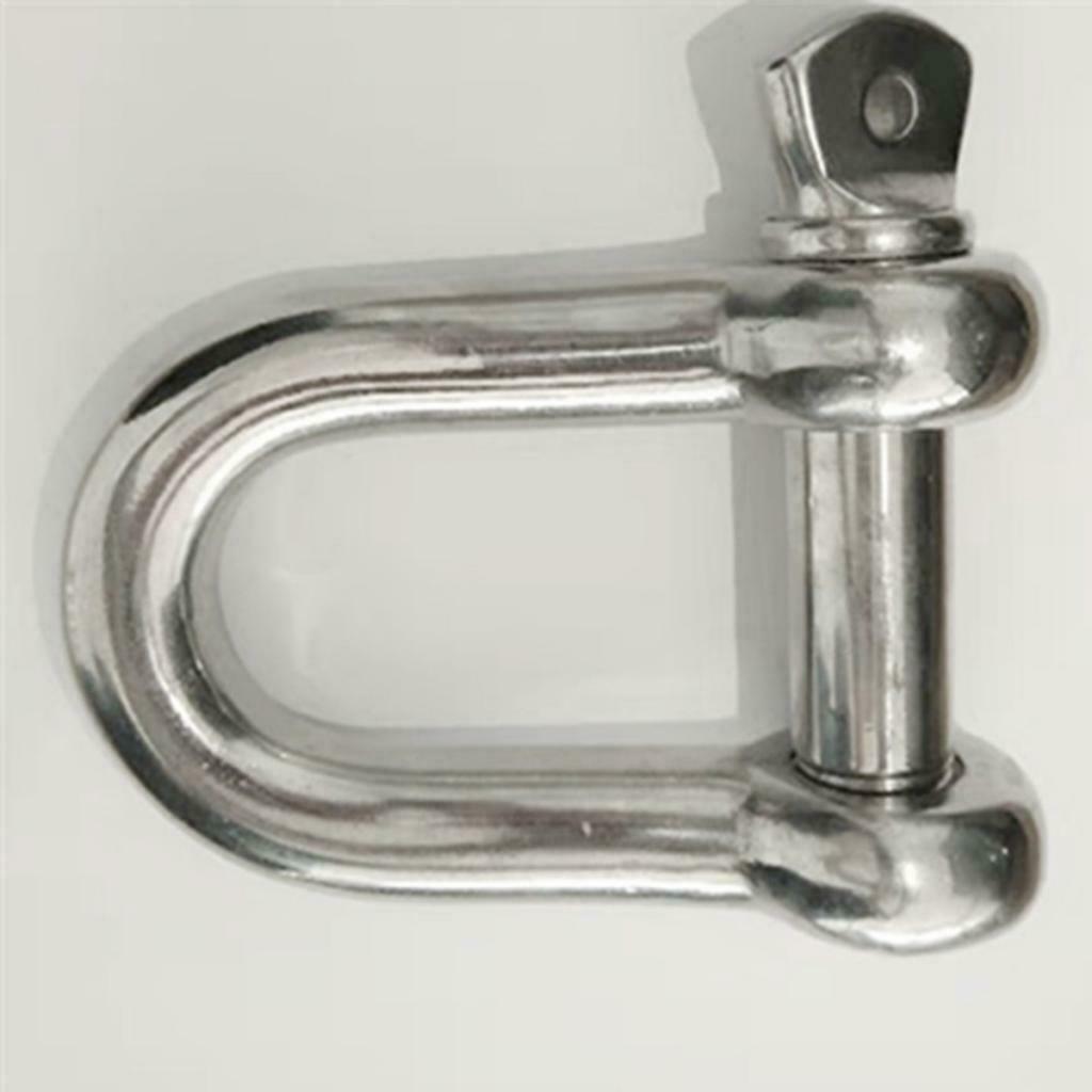 Marine Boat Sail Anchor Chain Rigging D Shackle Pin 304 Stainless Steel 20mm