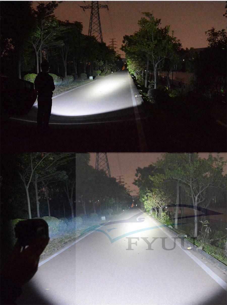 3 Inch 40W  T6 LED 8000LM 6500K White Work Headlight Amber Fog Light Spot