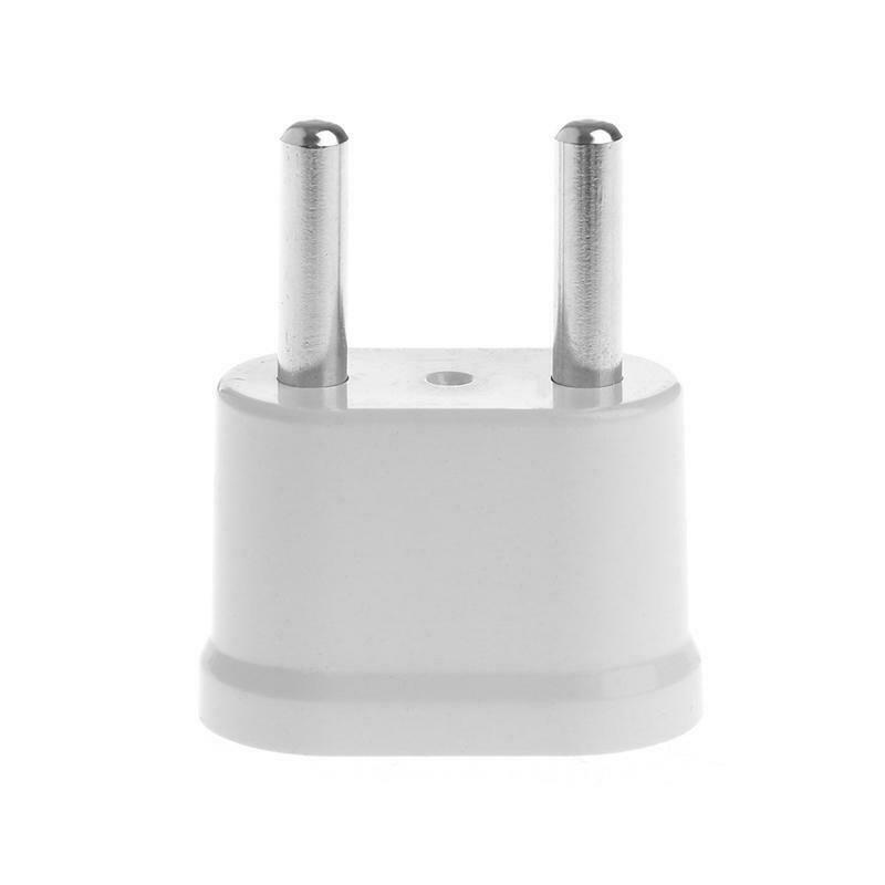 US Female To EU Male AC Power Plug Converter Worldwide Travel Charger Adapter