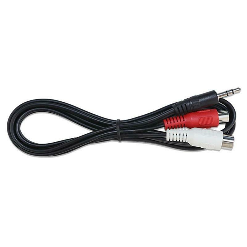 Stereo Audio Cable 3.5mm 1 Male to 2 RCA Female - Headphone Jack to RCA