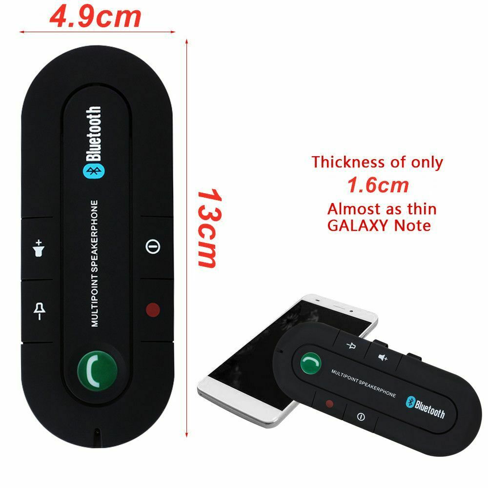 Receiver Hands-free Phone Music Player Car Speaker Bluetooth Hands-free