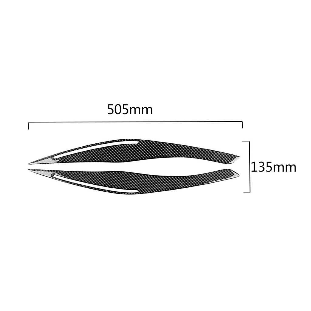 Fashionable Headlight Eyebrow Eyelid Cover for BMW E90 318i 320i 325i Auto