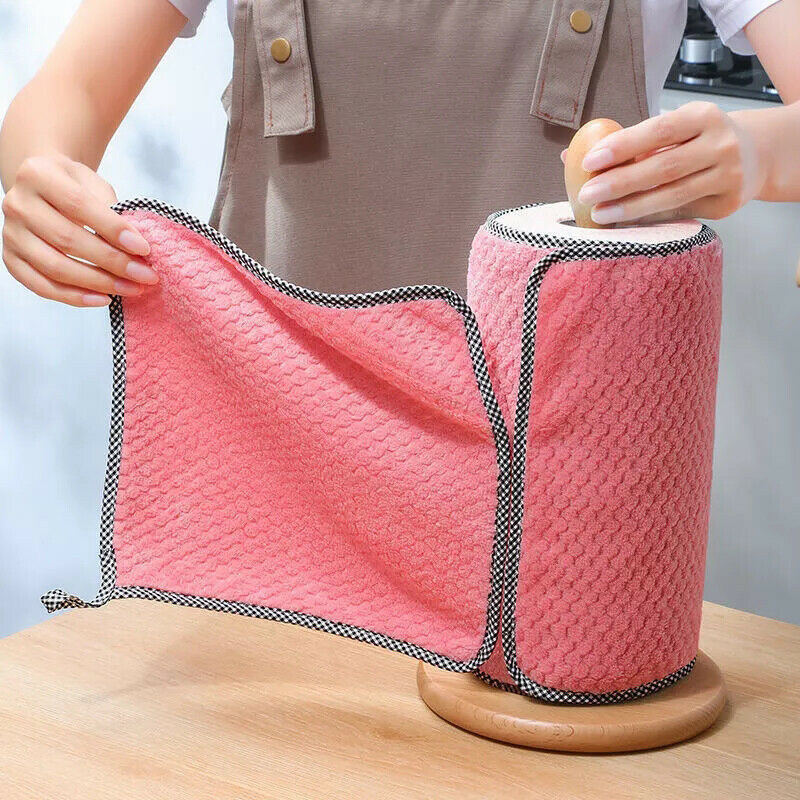 Kitchen daily dish towel dish cloth kitchen rag non-stick oil thickened c.l8