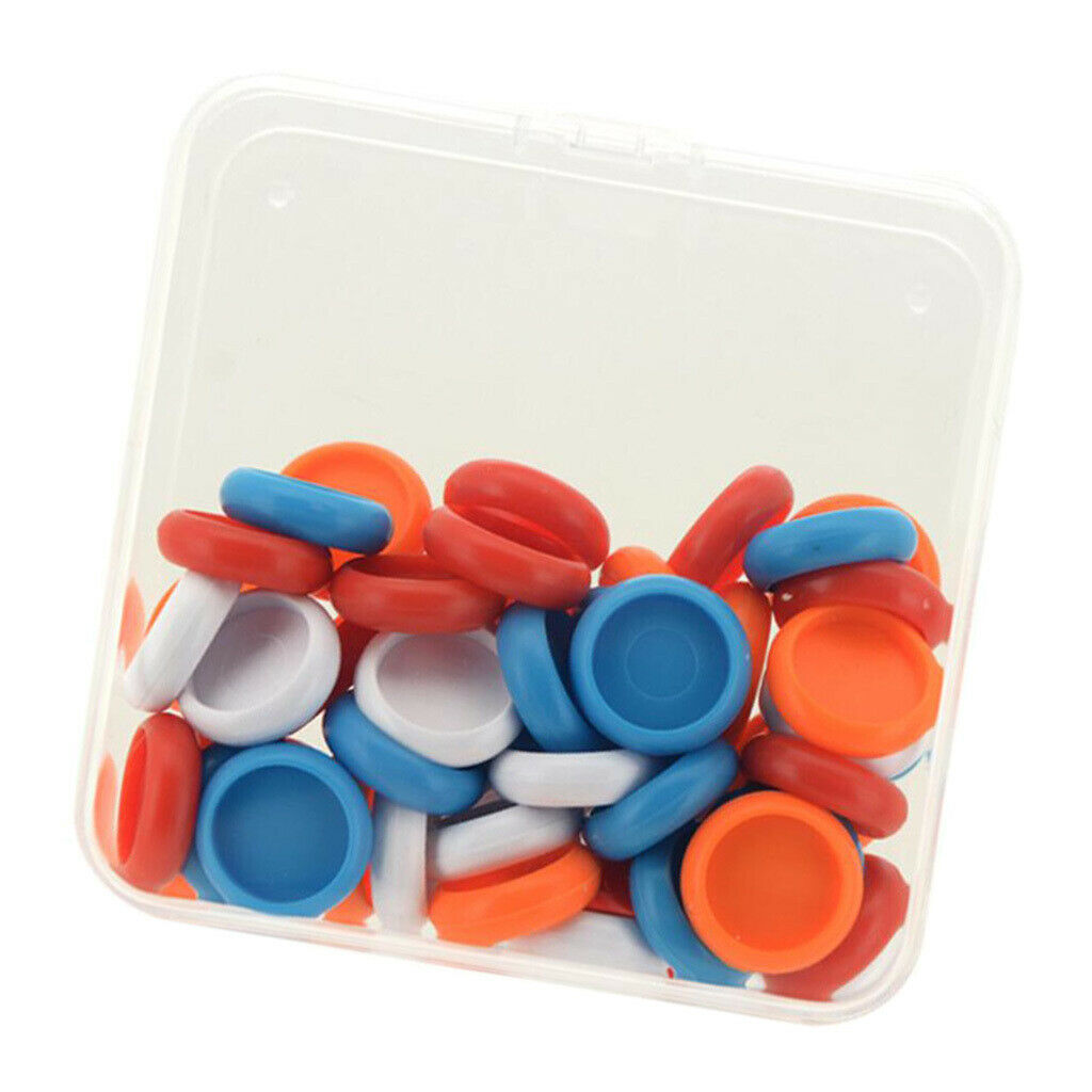 50x Plastic Expander Discs DIY Notebook Scrapbooking Office Stationery 18mm