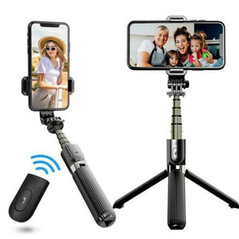 L08 Anti-Shake Mobile Phone Selfie Stick Holder Handheld Grip Stabilizer Tripod