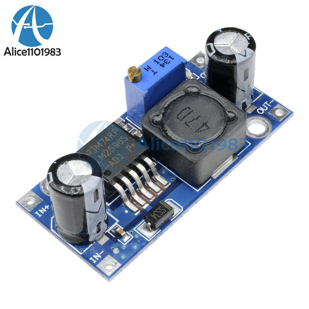 2PCS DC-DC Buck Converter Step Down Module LM2596 Power Supply Output 1.23V-30V