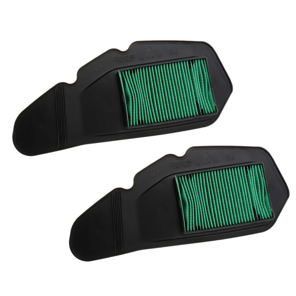 2pcs Green Set -Motorcycle Air Filter Element Cleaner For  PCX 150