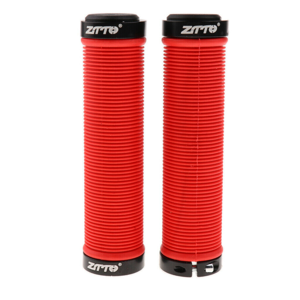 4Pairs Bike Handlebar Grips Gel Lock on Ergonomics Anti Slip Grips&Ends