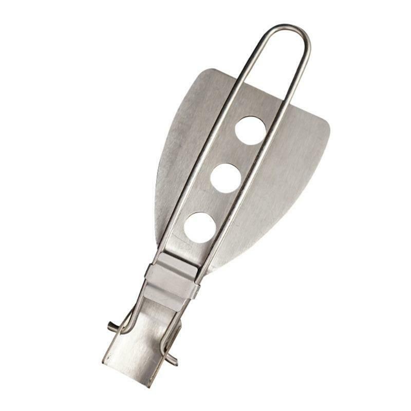 Stainless Steel Folding Spatula Food Turner Cookware Outdoor Picnic Equipment