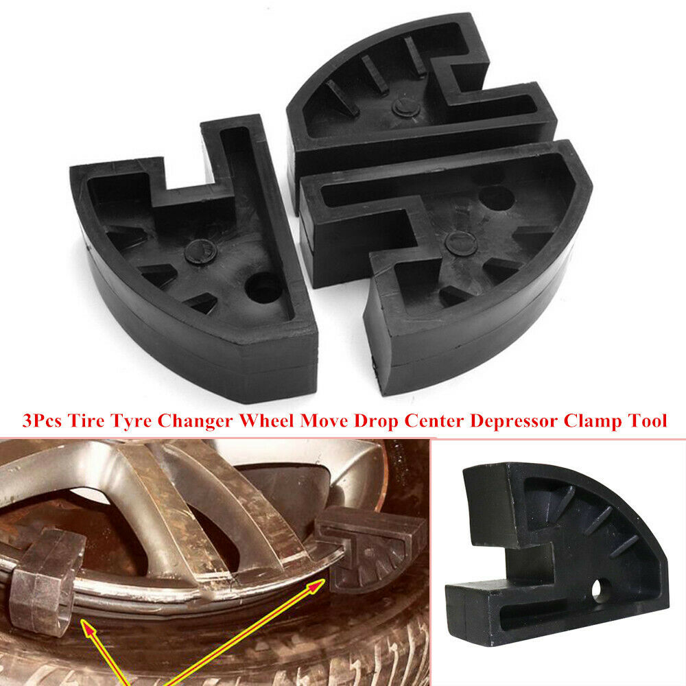 3Pcs Car Tire Tyre Changer Wheel Move Drop Center Depressor Clamp Tool Breaker