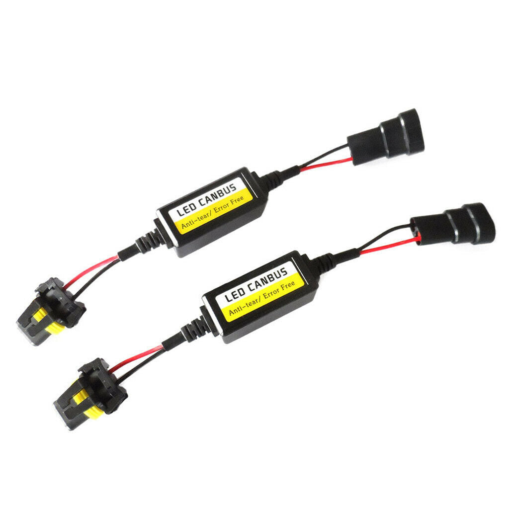 2pcs 9006 9005 LED Headlight Canbus Resistor Decoders Canceller Anti Flicker