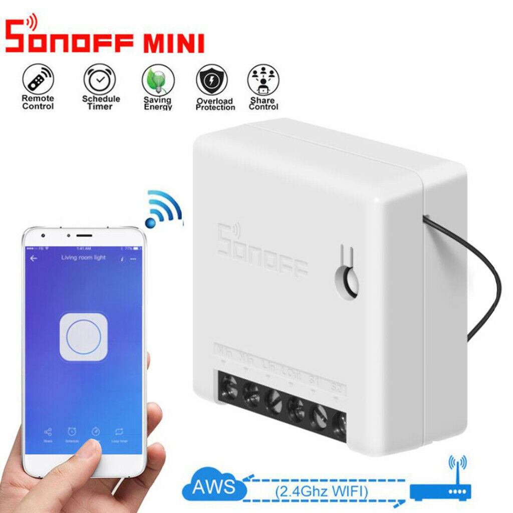 Mini APP Remote Control Smart Switches 50/60Hz 10A For Home Appliances
