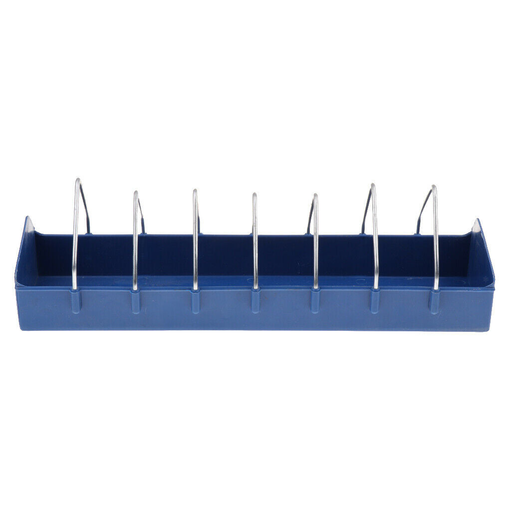 Chicken Poultry Feeder Trough Chicken Rearing Tool for Blue Chicken Pigeon
