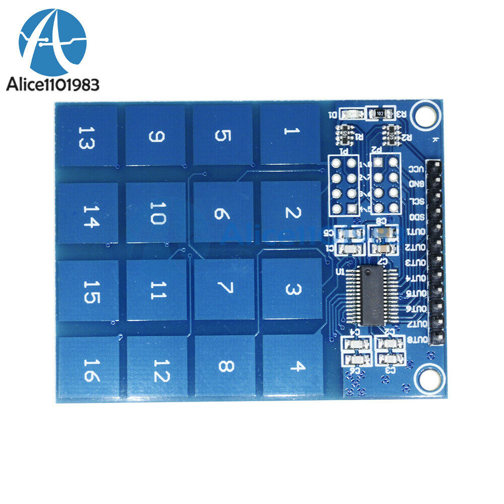 5PCS TTP229 16-Channel Digital Capacitive Switch Touch Sensor Module for Arduino