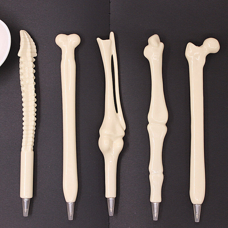 5pcs Novelty Creative Ball point Pen Bone Shape Nurse Doctor Student Pens