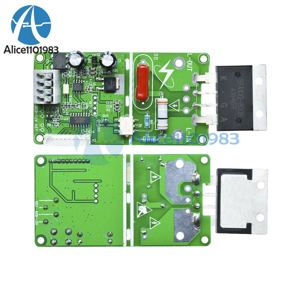 Digital LCD Dual Pulse Encoder Spot Welder Machine Time Control Module  100A