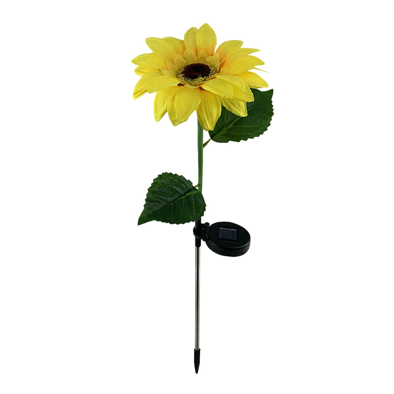2 Pack Yard Garden Solar Power Sunflowers Lights Stakes Lawn Patio Decor