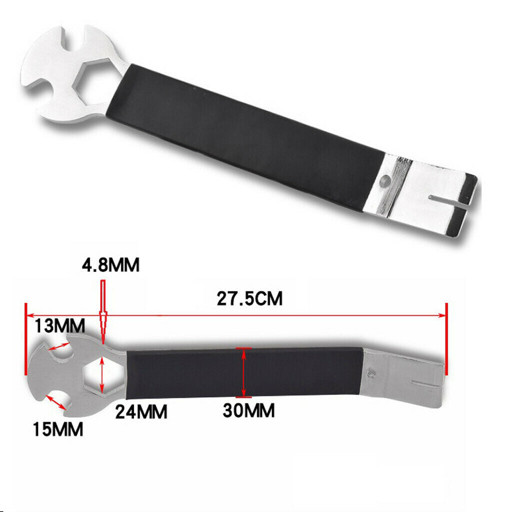 Bicycle Pedal Wrench Pliers Spanner Flattening Brake Disc Correction Tool
