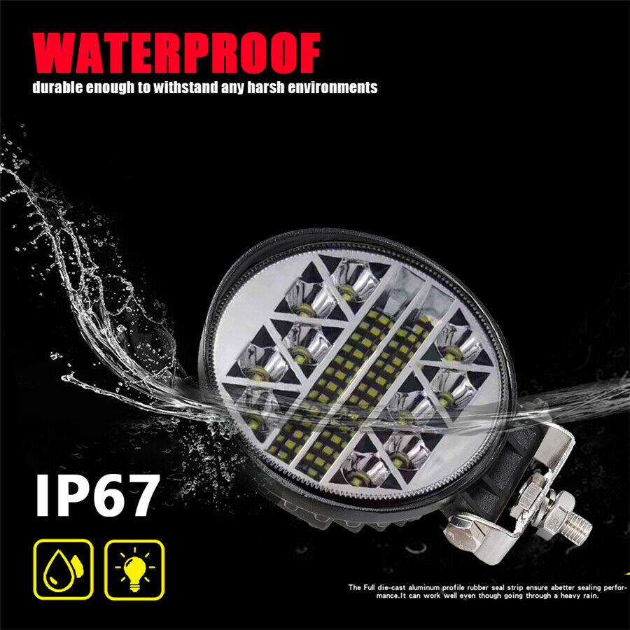 2Pcs 340W 34000LM LED Work Light Flood Spot Beam Offroad 4WD Driving Fog Lamp