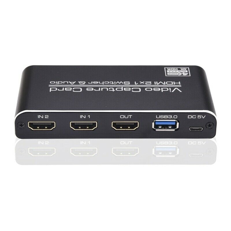 1080P USB3.0 Capture Card MI 2X1 Loop MI 4Kp60 & MIC Audio Capture Card Game N9