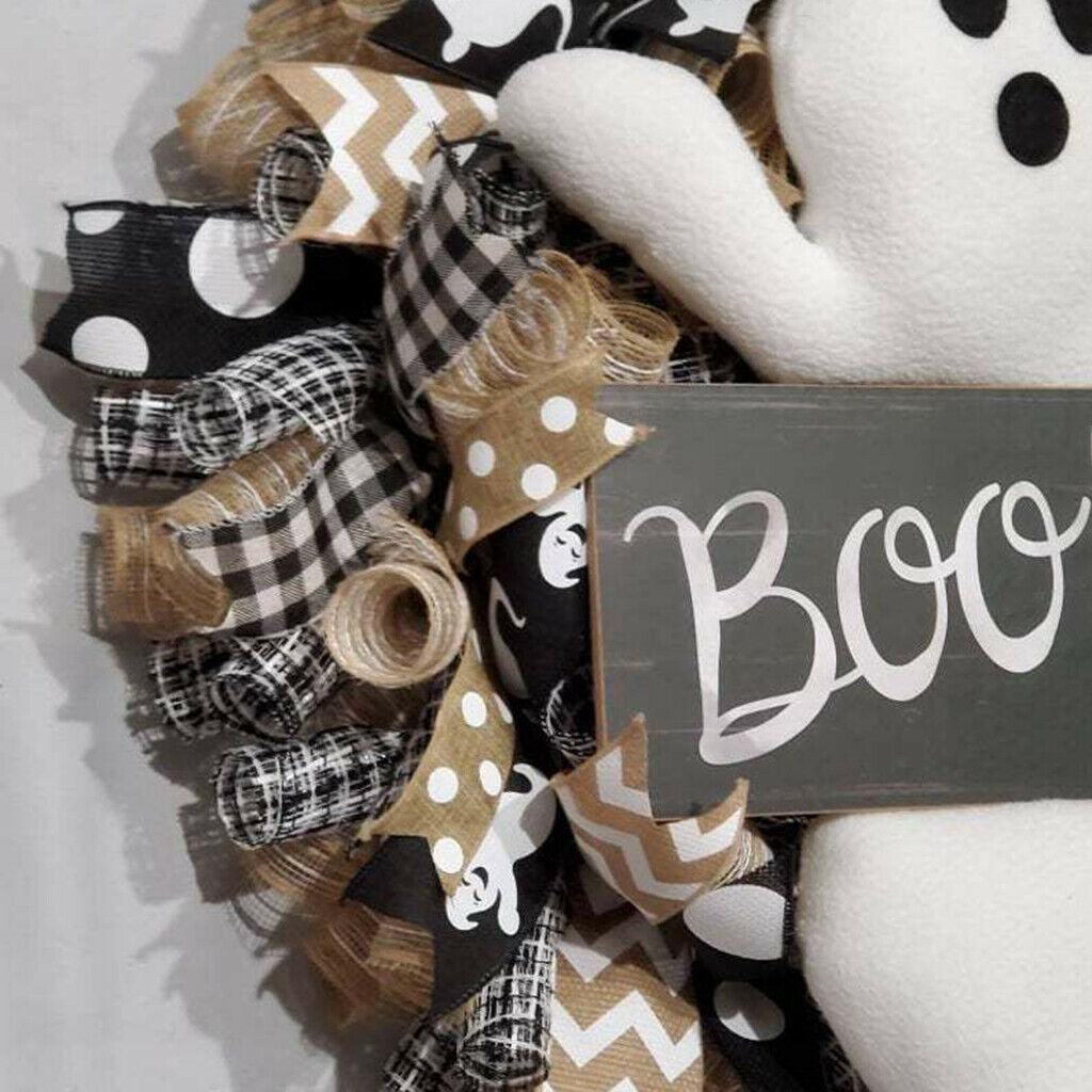 Lively Spooky Wreath Decors Halloween Front Door Garlands Decorations Gifts