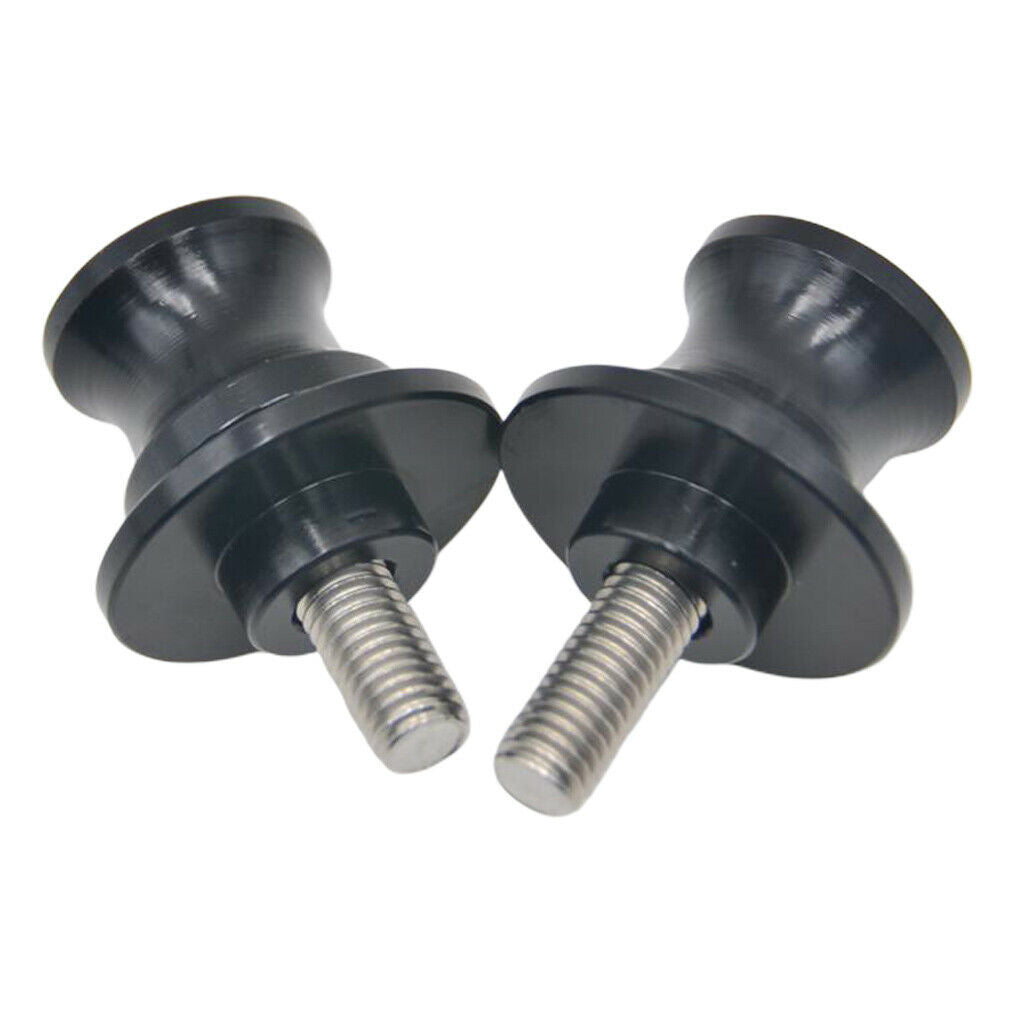 1 Pair M8 8mm Aluminum Swing Arm Spools Sliders Stand Screws For Motorcycle