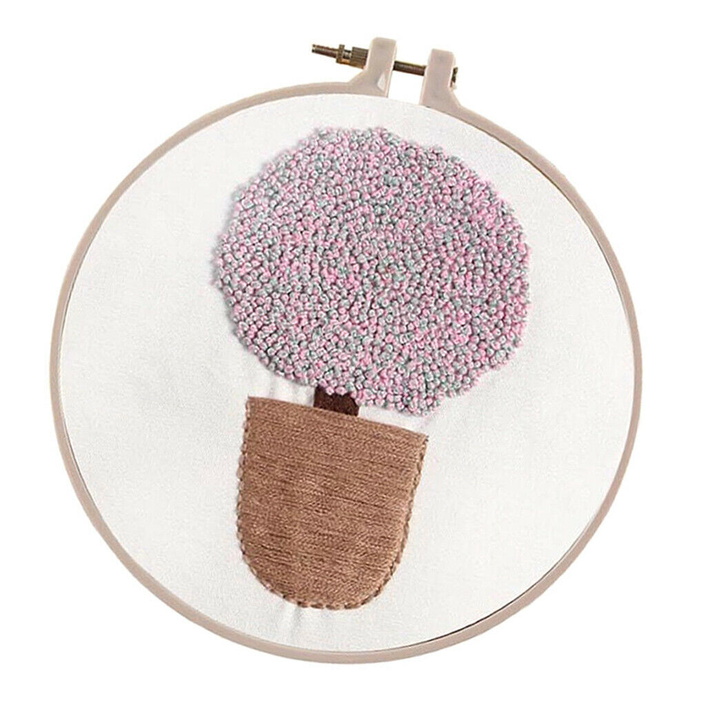 Embroidery Starter Kit Cross Stitch Kit with Plant Pattern for Beginners 4