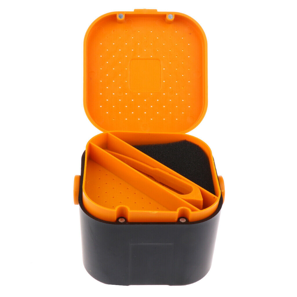 plastic aquatic worm fishing suitcase bait lure container