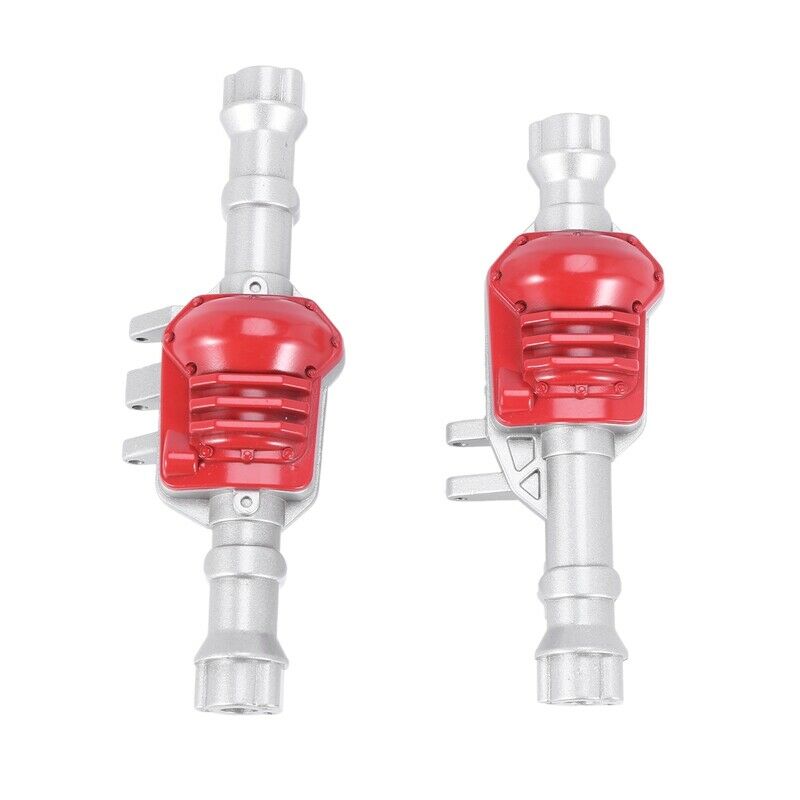 2X(1/10 RC Cler Alloy Front Rear Axle Shell Housing for TRAXXAS 4 Upgrade PW1R1)