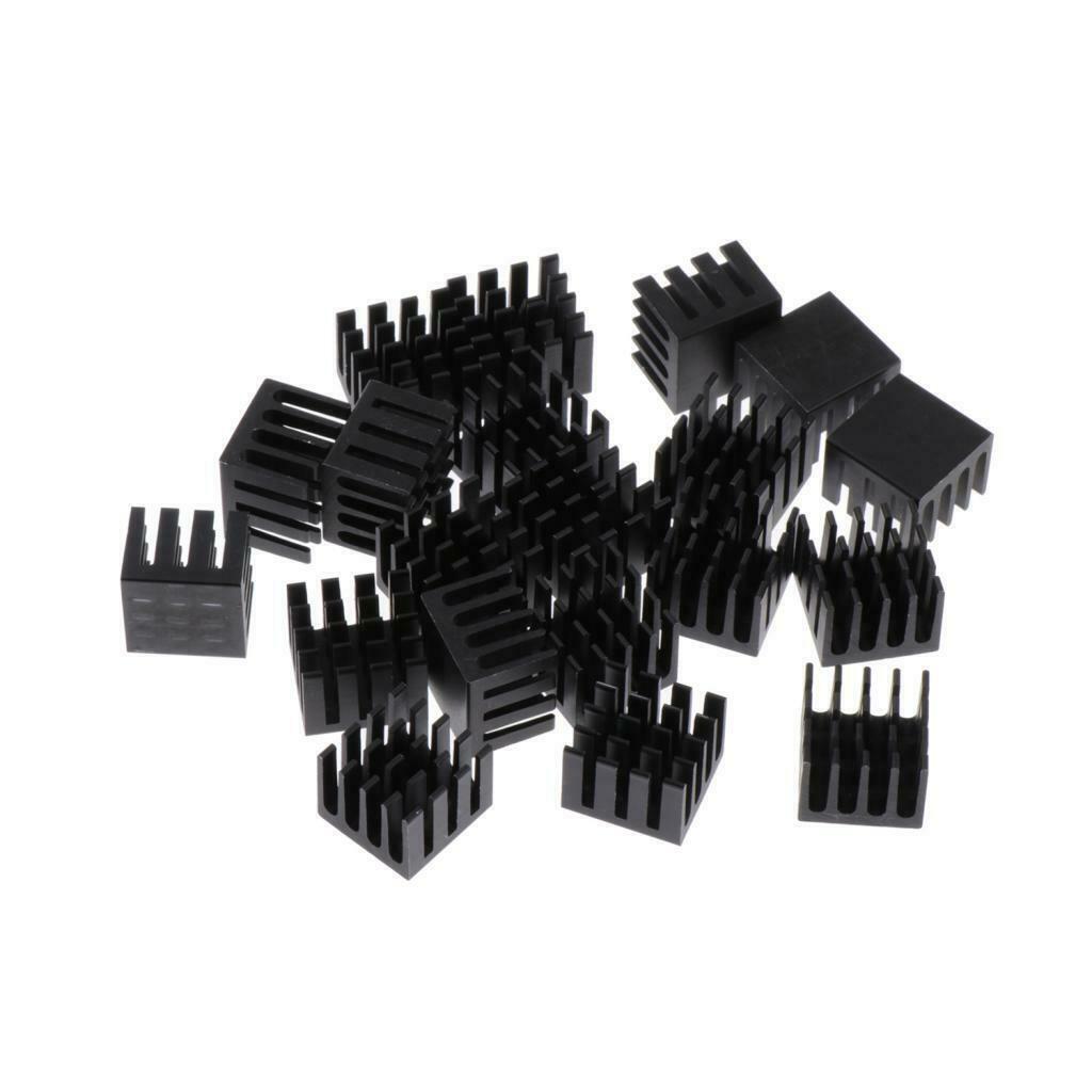 20 Pieces  Sink Made of Black Aluminum Cooler with Tape for