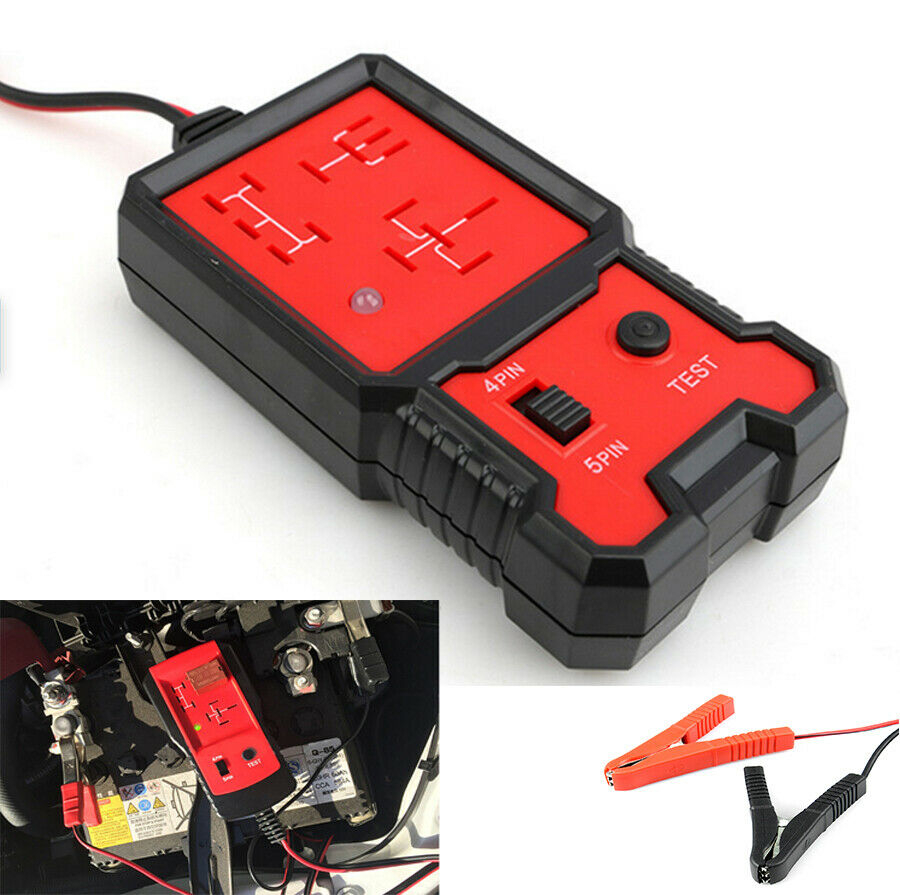 Car Battery Diagnostic Checker Electronic Automotive Relay Tester 12V Universal