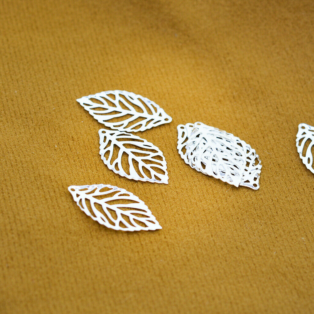350X Leaf Charms Multicolor Charm Pendants for Jewelry Making