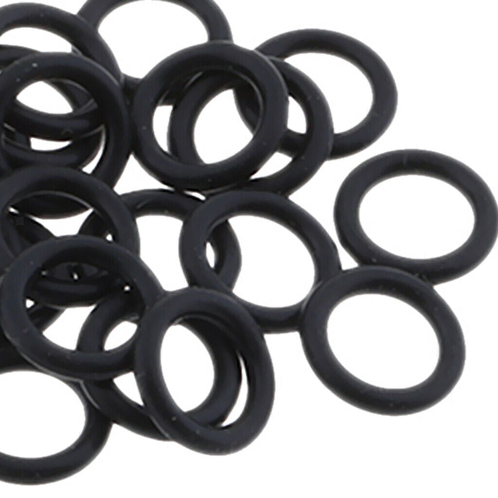 25Pcs Rubber Engine Drain Plug/Oil Pump Cap O-Ring For