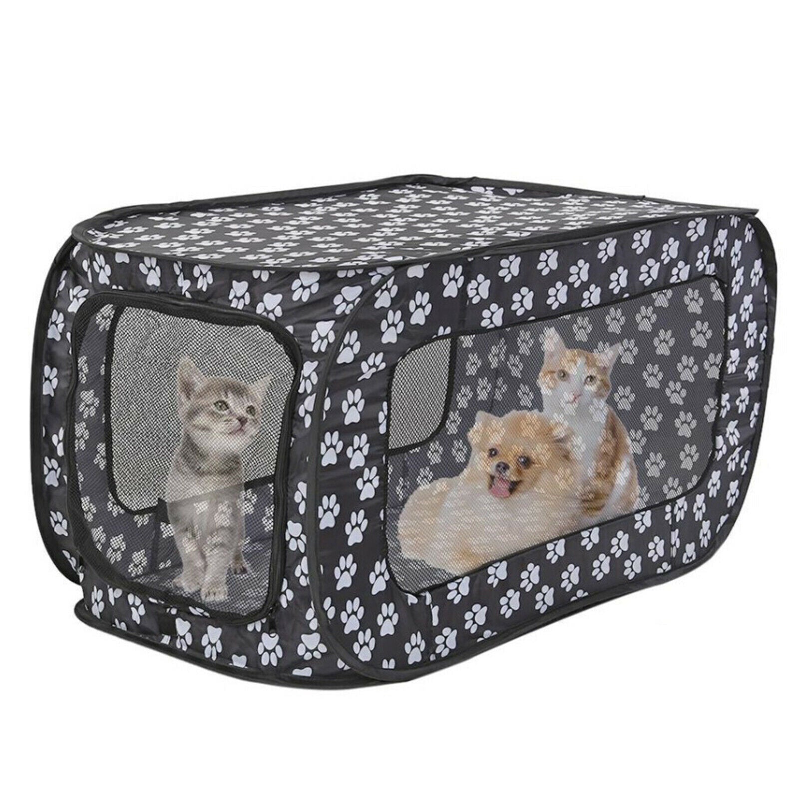 Folding Cat Carriers Dog Carrier Pet Carrier for Small Medium Cats Dogs Puppies