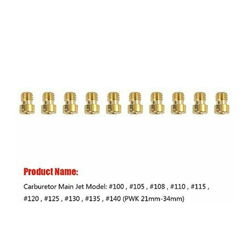 30Pcs Carburetor Main Jets 10Pcs Slow Pilot Jet Kit For Keihin PWK OKO Carbs ATV