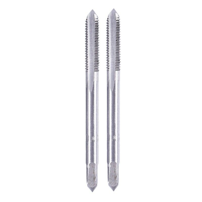 High Speed Steel 4mm x 0.7mm Taper and Plug Metric Tap 2 Pcs W9Q7