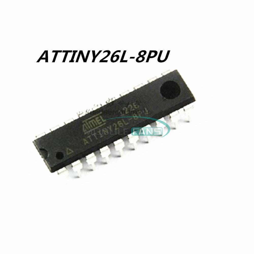 2Pcs New ATMEL ATTINY26L-8PU IC MCU AVR 2K 5V 8MHZ 20-DIP